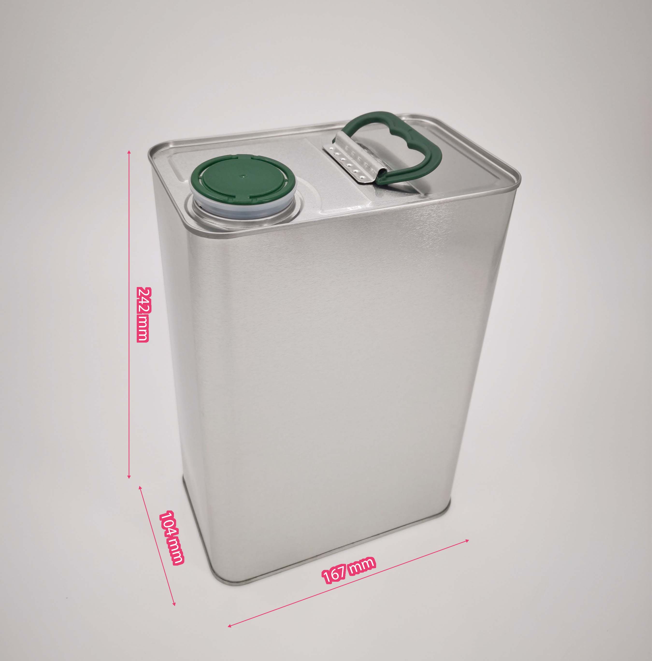 4 liters Metal Tin Can WIth Plastic lid（32、42mm REL）SPS-012