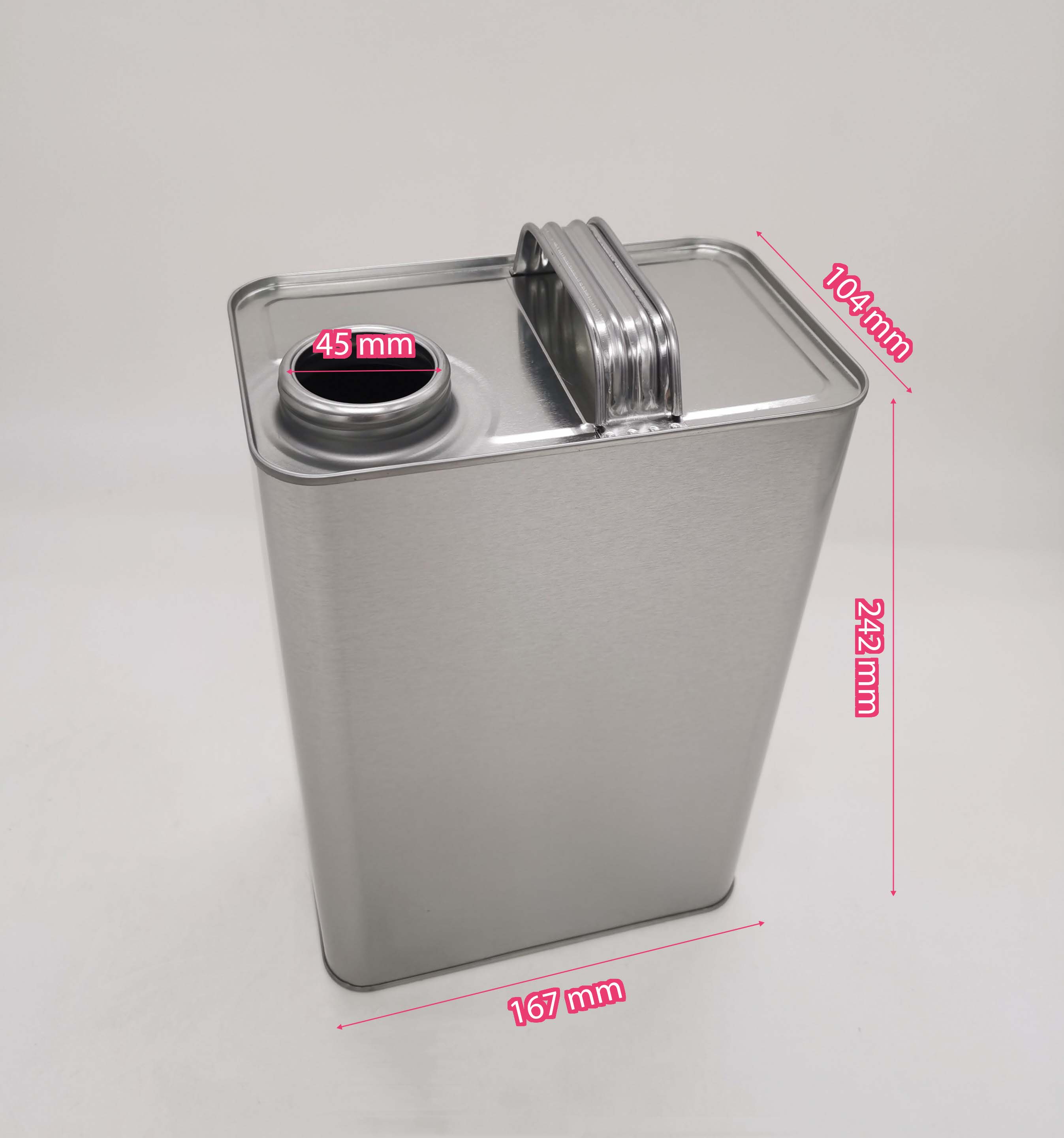 4 liters Metal Tin Can With 45mm Metal Screw Cap  SPS-013