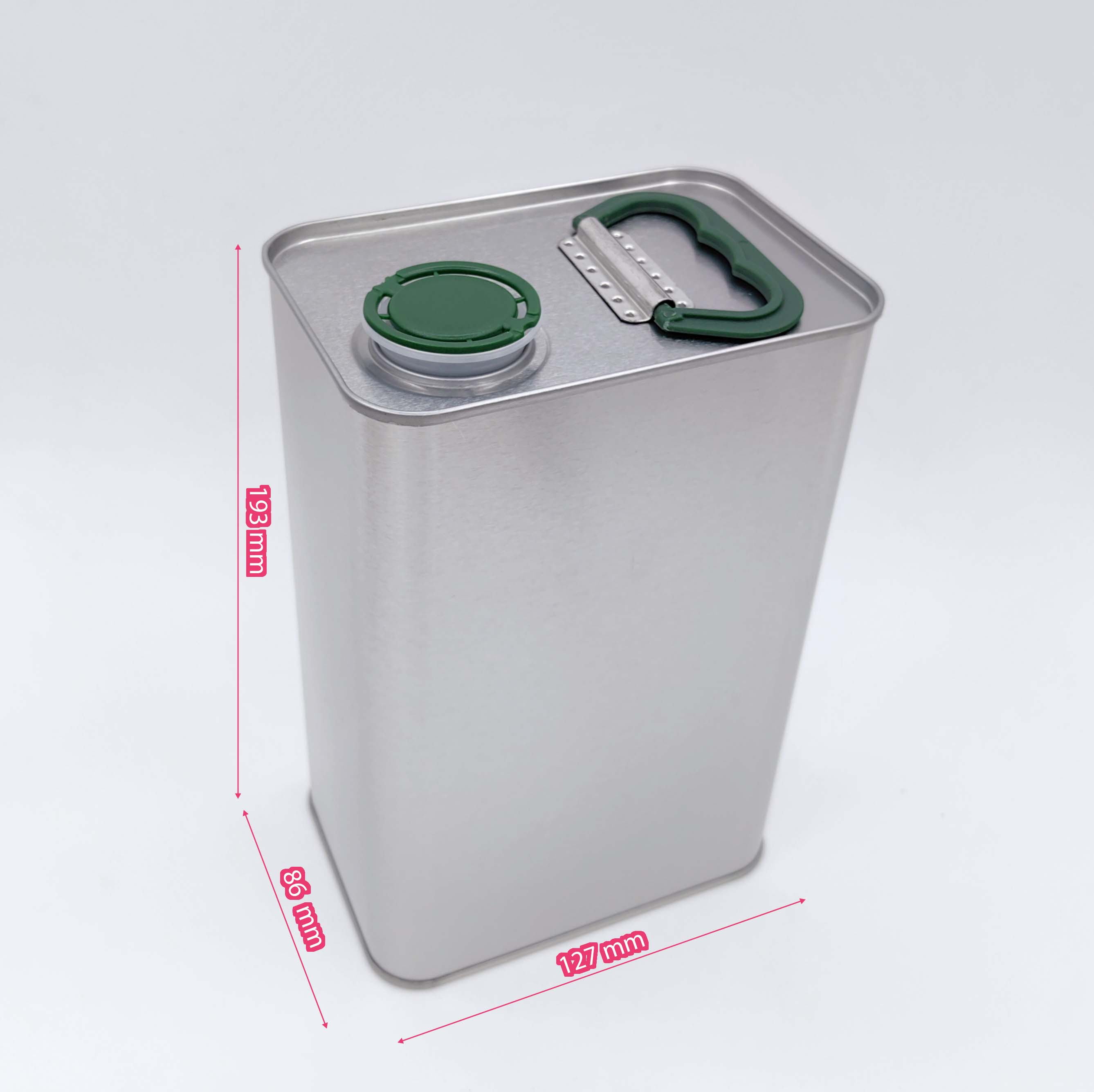 2 liters Metal Tin Can WIth Plastic lid（32、42mm REL）SPS-014