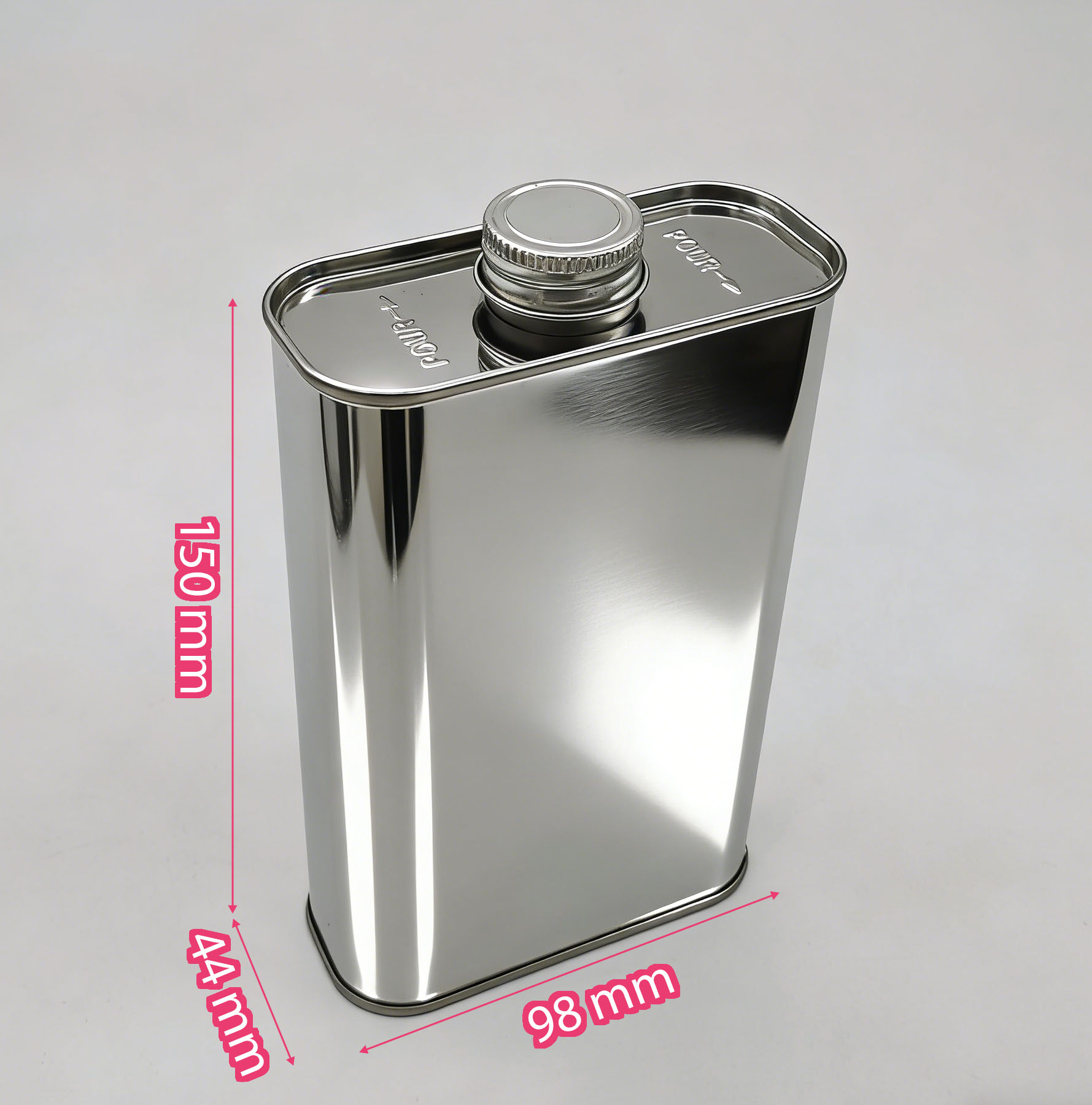 500ml stainless steel Square Wine bottle  SPS-015